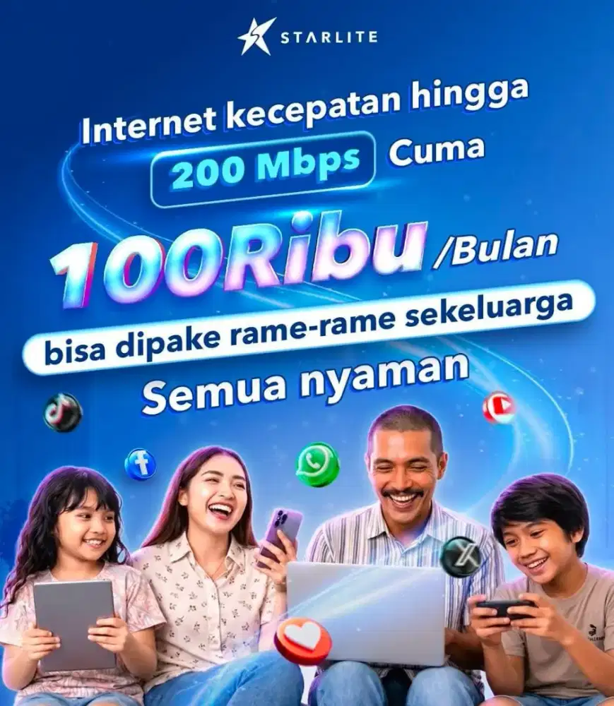 Daftar Pasang Wifi Starlite Murah 100.000rban Sekarang!