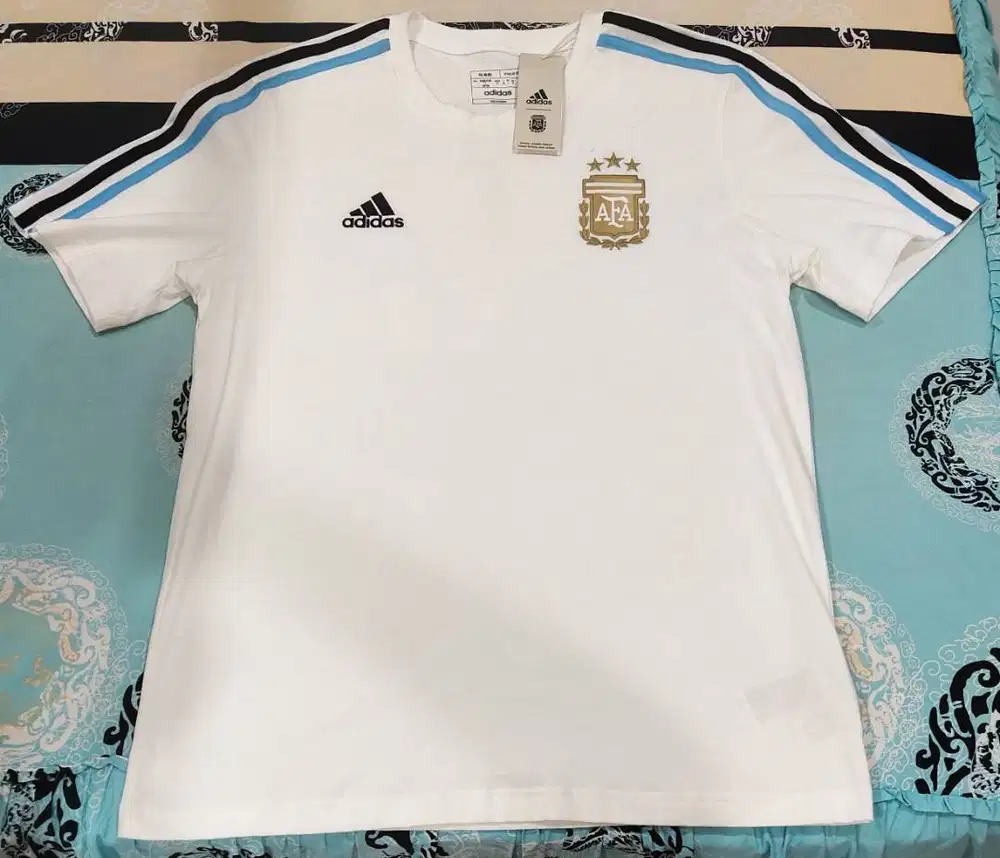 Kaos T-shirt original Argentina DNA 3 stars ADIDAS