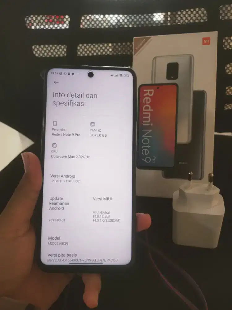 Redmi note 9 pro 8/128 fullset