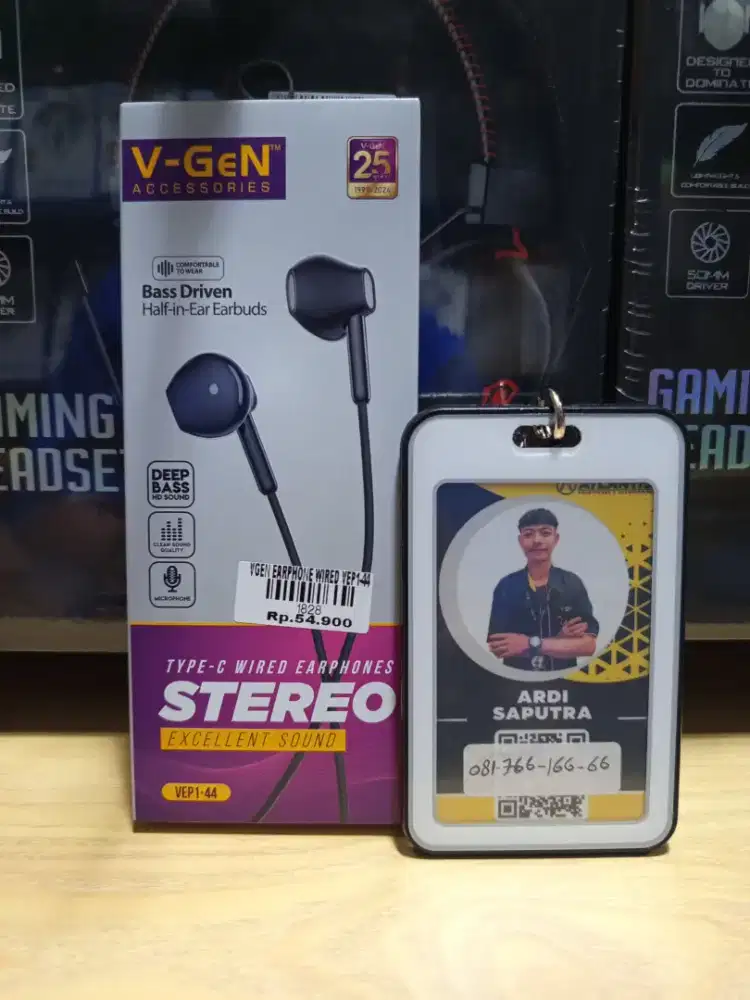 VGEN EARPHONE WIRED VEP1-44