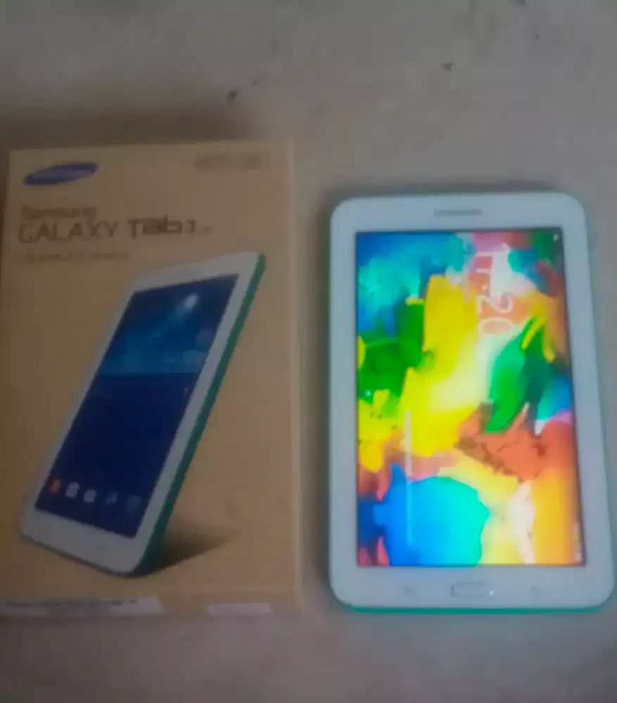 Samsung Galaxi Tab 3 Lite Hijau Daun Mulus