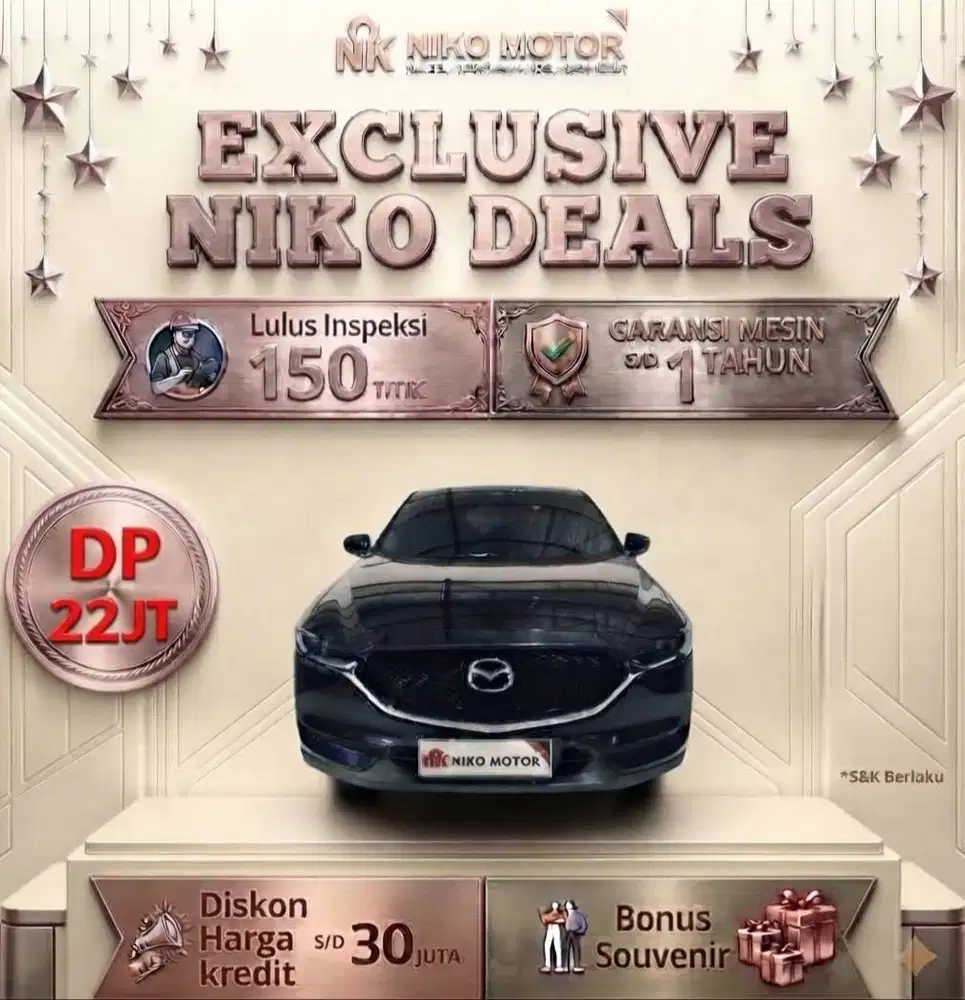 (ANTIK KM34RB) CX5/CX-5 GT FACELIFT 2017 AT: CX5 ELITE|2018|2019|2020