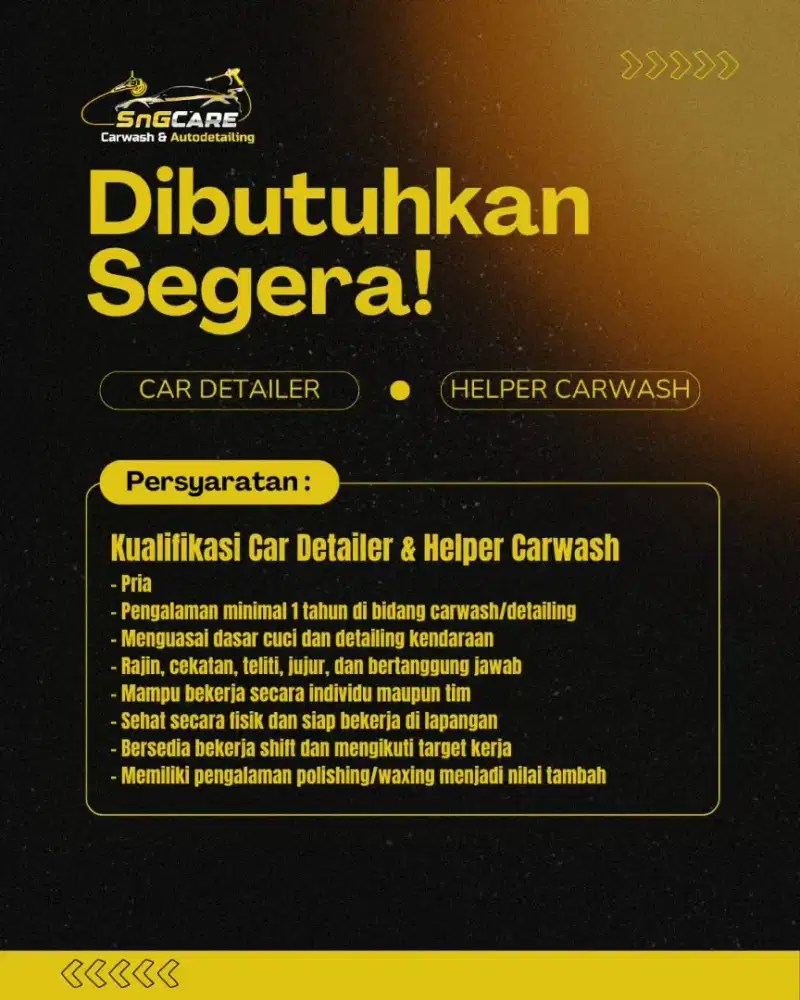 LOWONGAN KERJA!