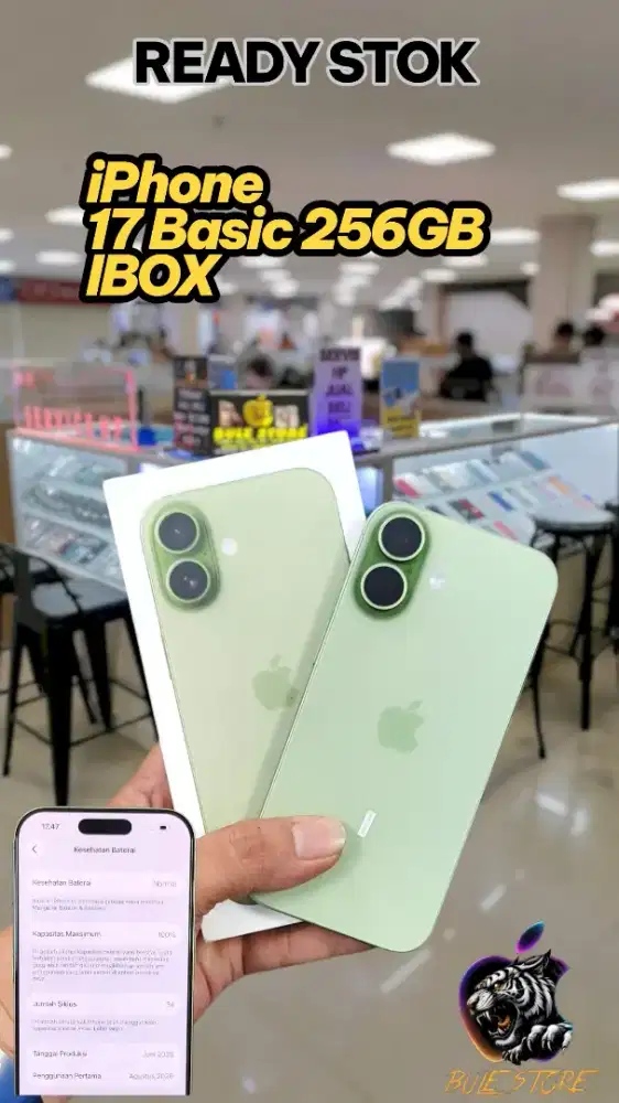 Iphone 17 Basic 256GB ibox garansi agustus 2027