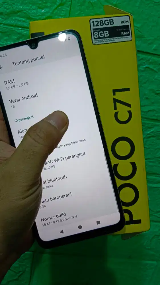 Jual cepatt hp.poco c71 gold  murah terjangkau
