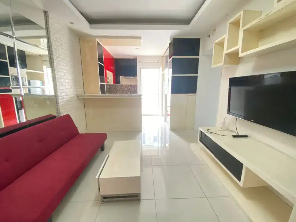 2BR besar full furnish Apt.Mediterania garden res 2 Tanjung Duren