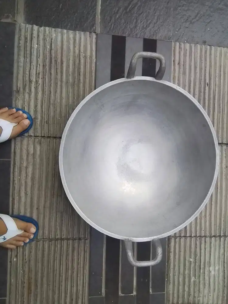Bisa Nego - Ada 2 buah - 48 cm kuali wajan penggorengan