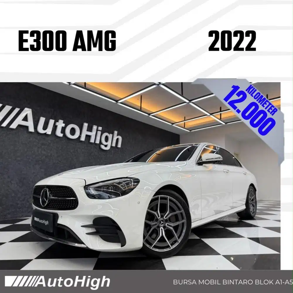 DP10% [Km12.000] E300 AMG 2022 White Reg 2023 #AUTOHIGH