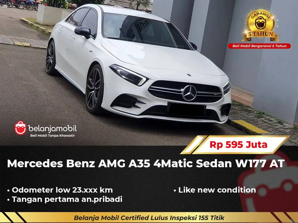 [GARANSI 5THN] Mercedes Benz Mercy AMG A 35 A35 4Matic 2021/2022/2023
