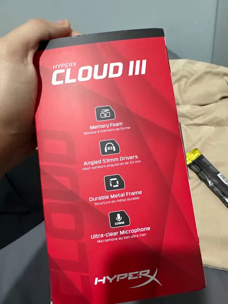 Headshet gaming sultan hyper x cloud III (garansi 1 tahun)