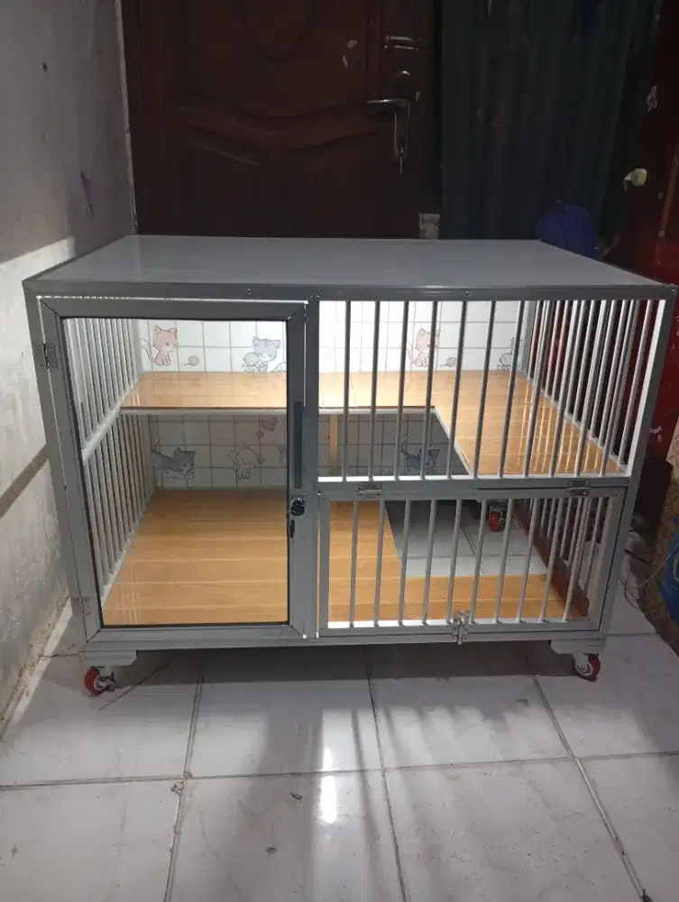 Kandang kucing aluminium
