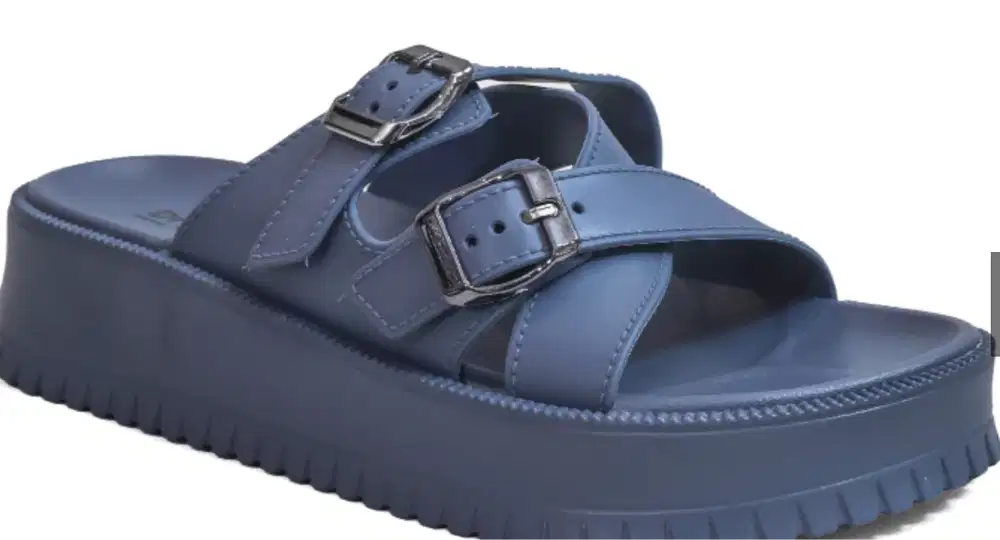 Dr. Kevin Sandal Selop Wanita Hak Rata Tinggi Flat Sandals