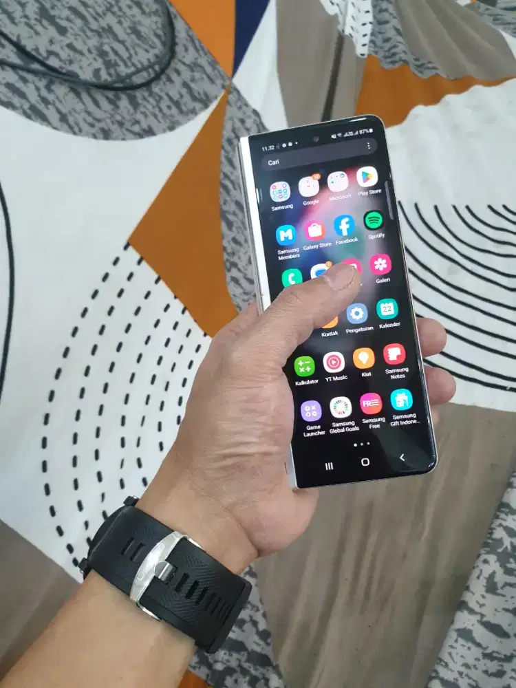 Samsung Z Pold 3 12/512 Mulus Lengkap