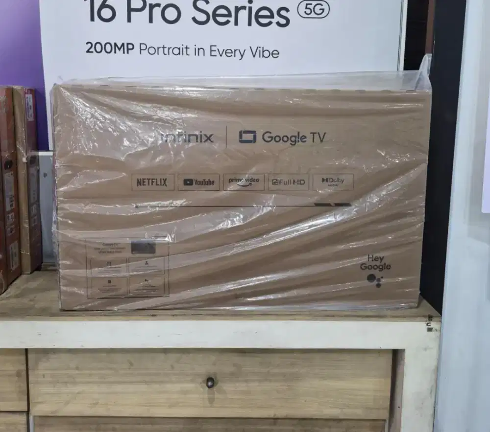 Ready smart TV Infinix  bisa kredit free 2X angsuran