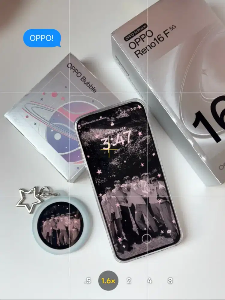 OPPO Reno 16F 5G Ready Stok! Desain Mewah,Kamera Jernih, Bisa Cicil 0%