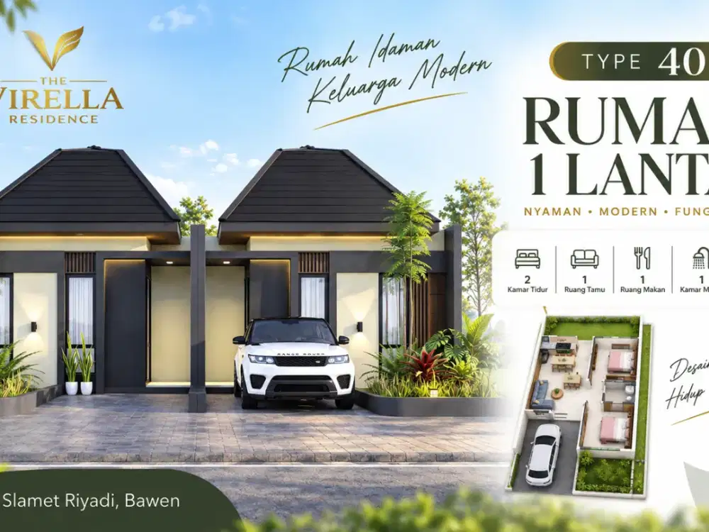 Dijual Rumah Dalam Cluster di Semarang 400 Jutaan Area Bawen