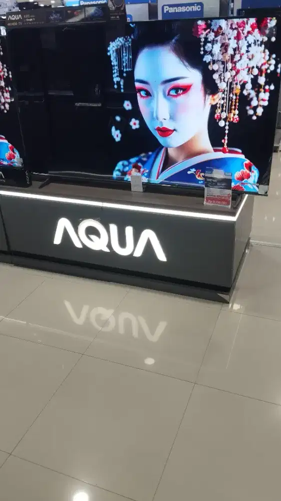 PROMO KREDIT LED TV AQUA 75 INC GOGLE TV FREE 1-2X CICILAN