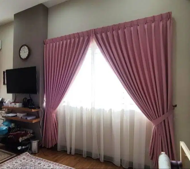 Jasa Buat gorden jendela pintu gorden blackout hordeng vitrase hordeng