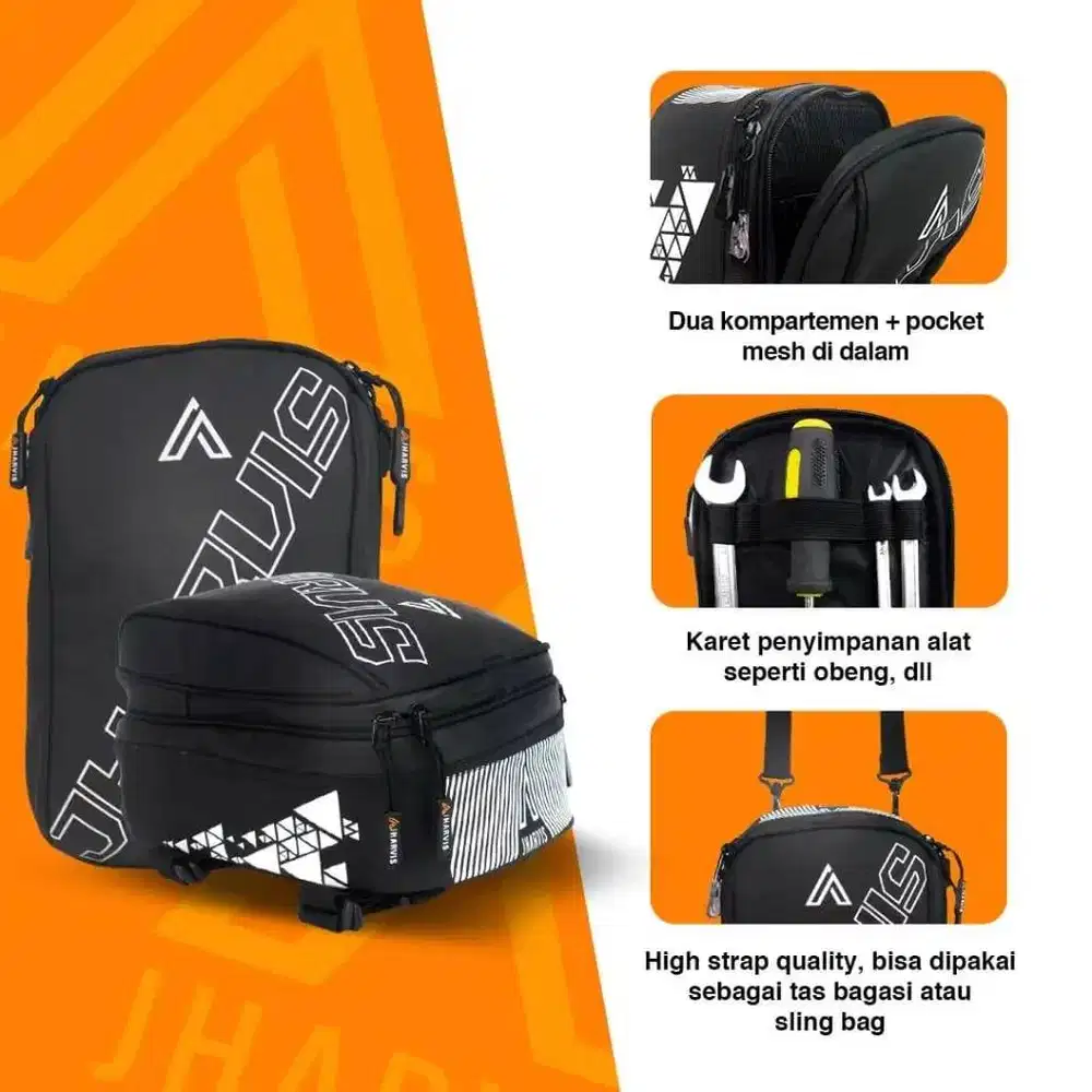 Tas Sepakbor Jok Belakang Touring Box Pannier Talibag Stang Trail