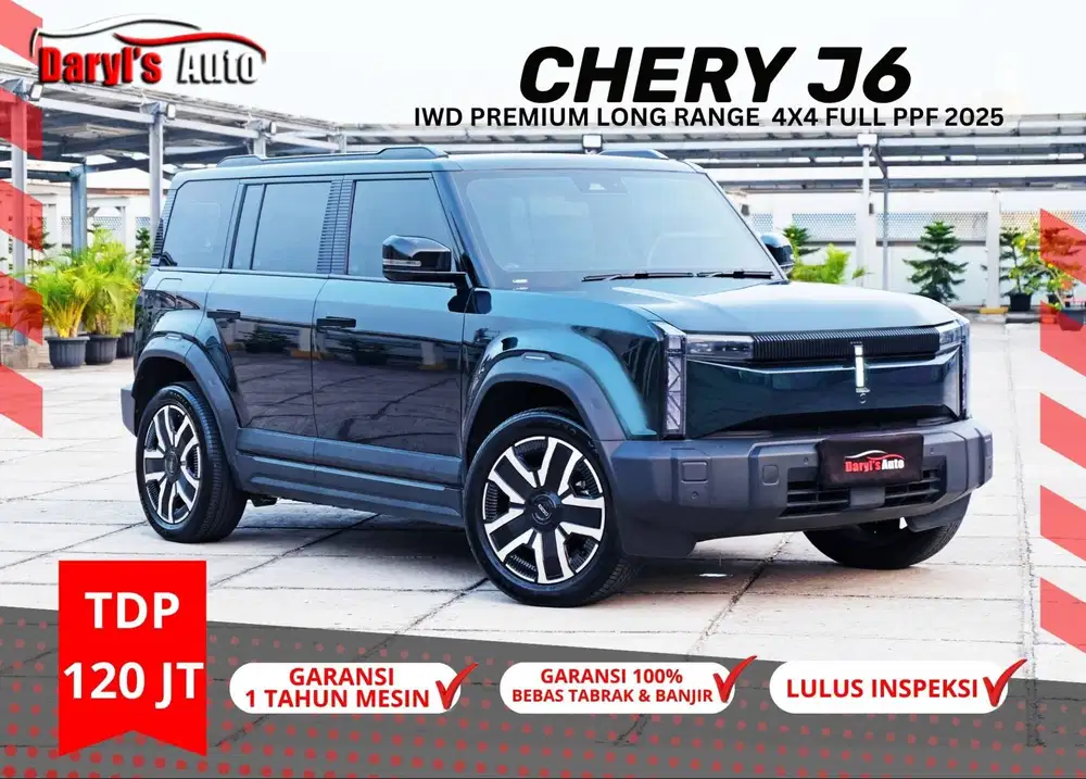 2025 Chery J6 IWD 4x4 premium long range listrik like new tdp 120jt