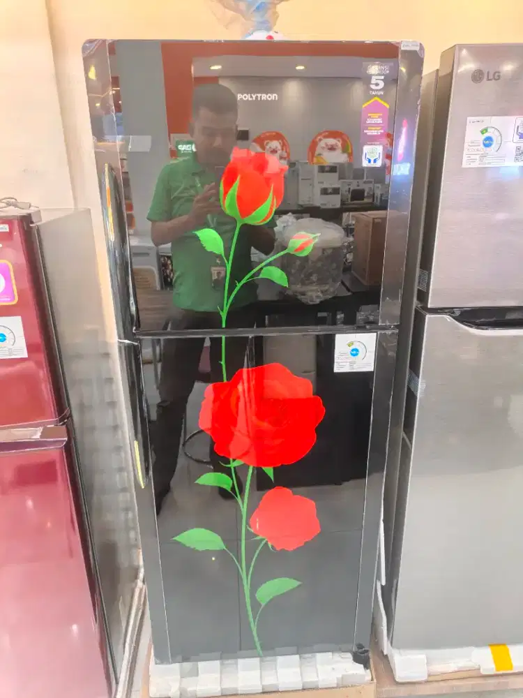 KULKAS 2 PINTU POLYTRON PROMO KREDIT BUNGA RINGAN