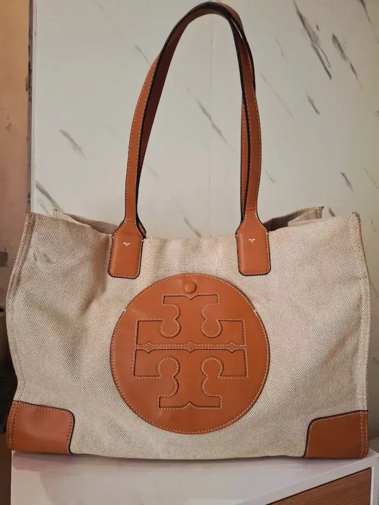 Tory Burch Ella Canvas Tote Bag