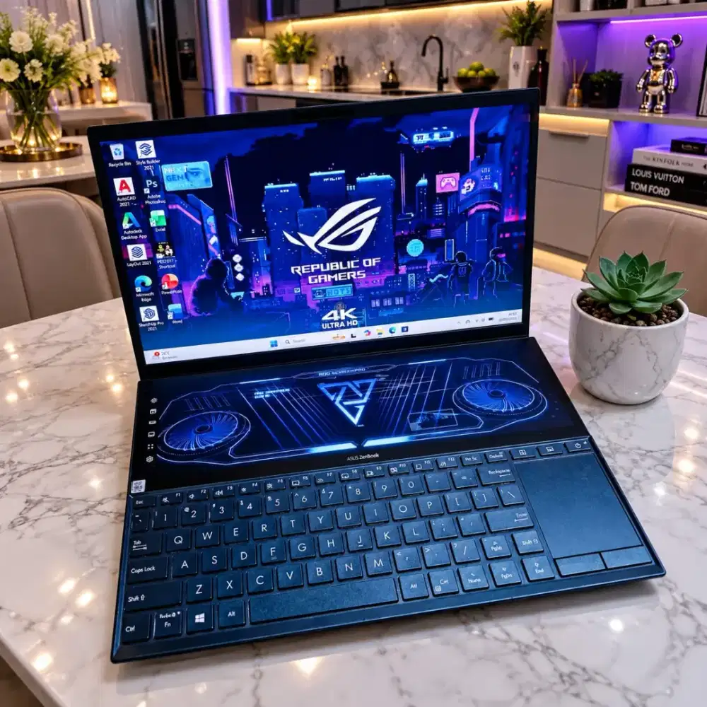ASUS ZENBOOK DUO FLY DUO UX481FLY -308 [Ram 8GB + SSD 512Gb+DUAL VGA ]