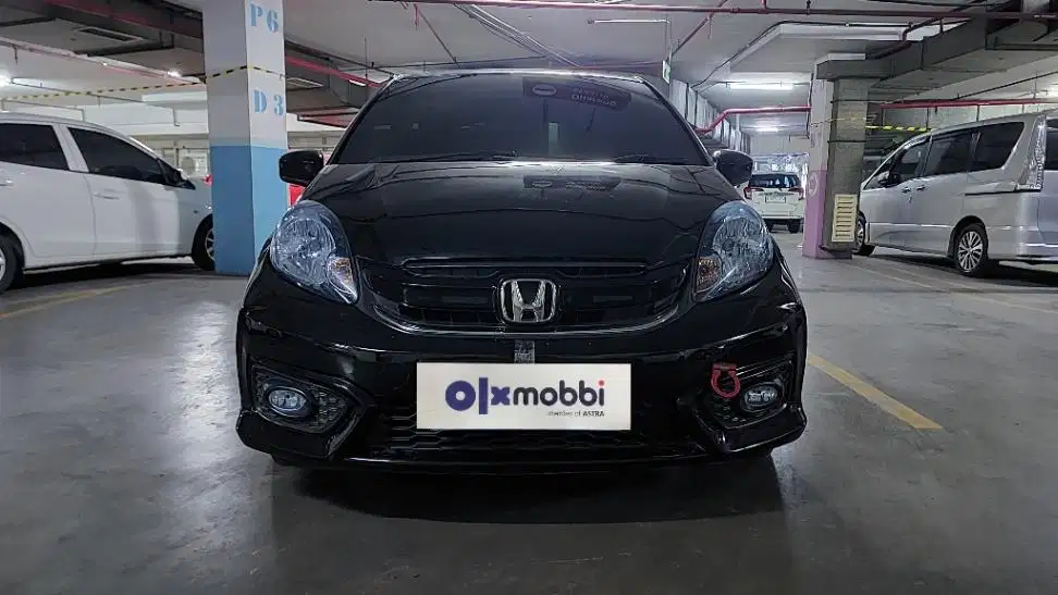 DP 7, JT Honda Brio Satya 1.2 E Bensin-AT Hitam 2017