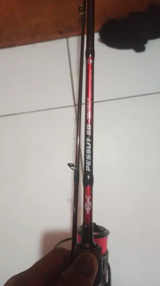 Jual satu set alat pancing baca baik2 ada harga ada kwalitas