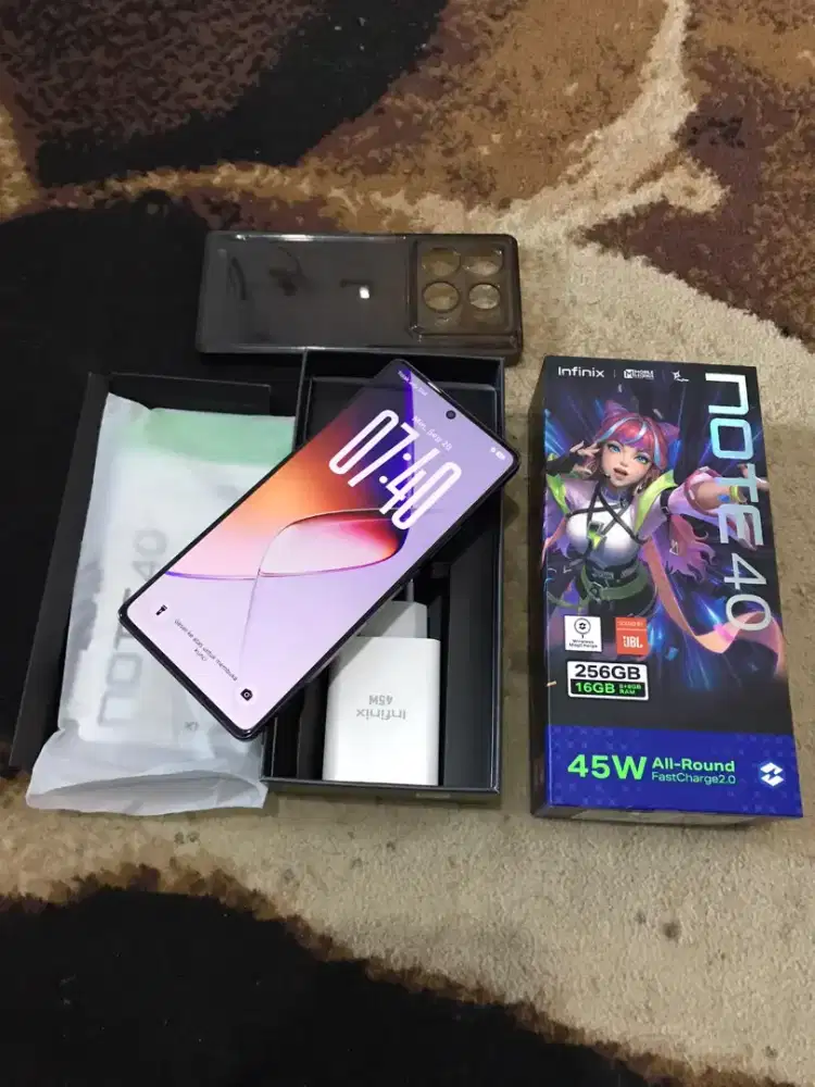 Infinix note 40 8/256 Fullshet original