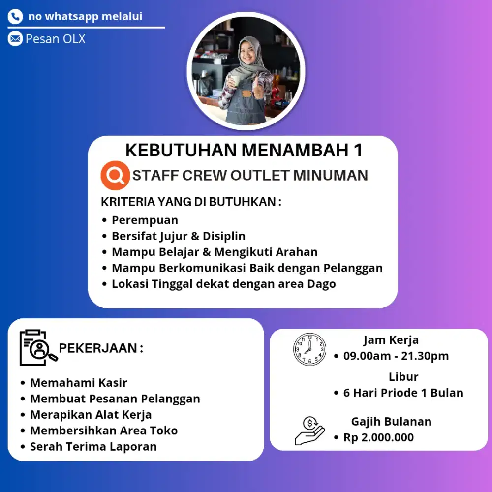 Lowongan Crew Outlet