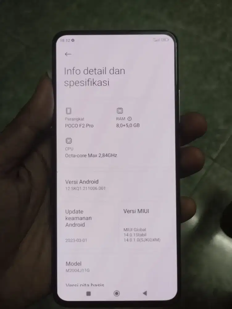 poco f2 pro 5g ram 8+5/256gb