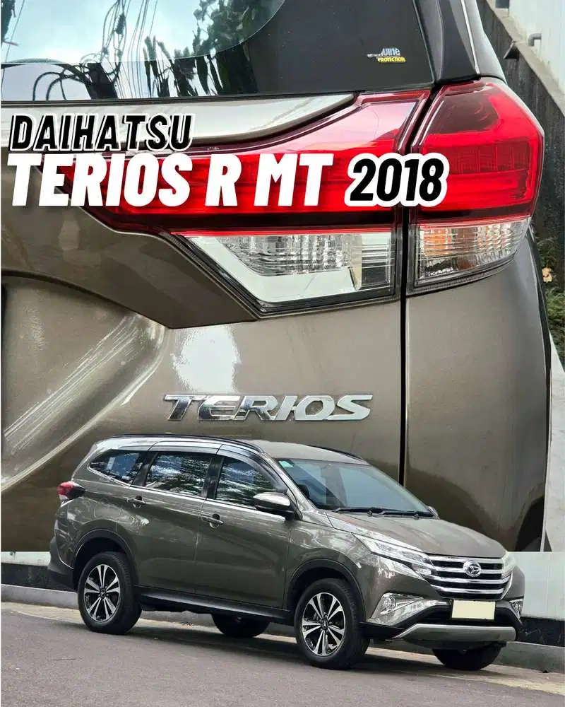 Daihatsu Terios 2018 R MT Warna BROWN Kondisi Sangat PRIMA Siap PAKAI