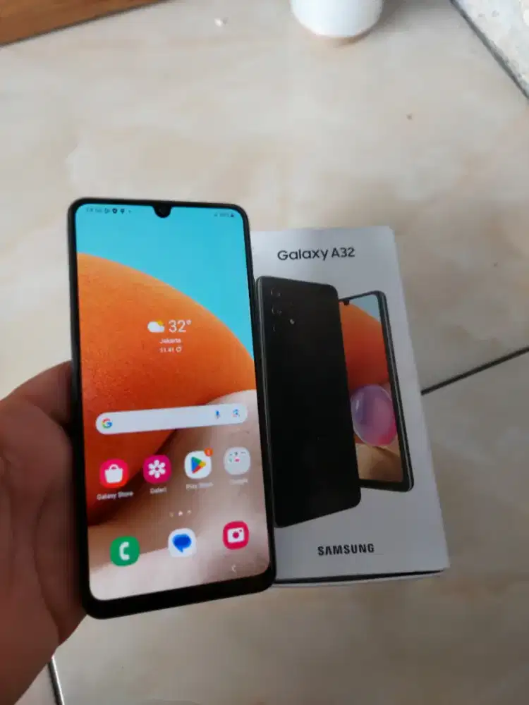 Jual hp samsung a32 fulset