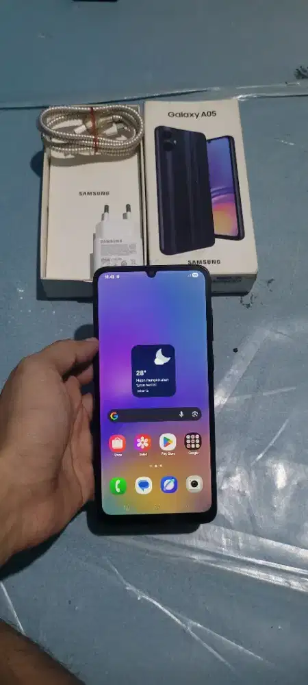 Hp Second Murah RAM 4/64 GB SAMSUNG A05 FULLSET