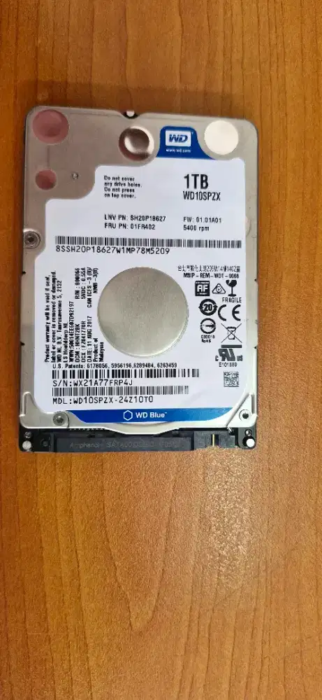 Hardisk laptop WD