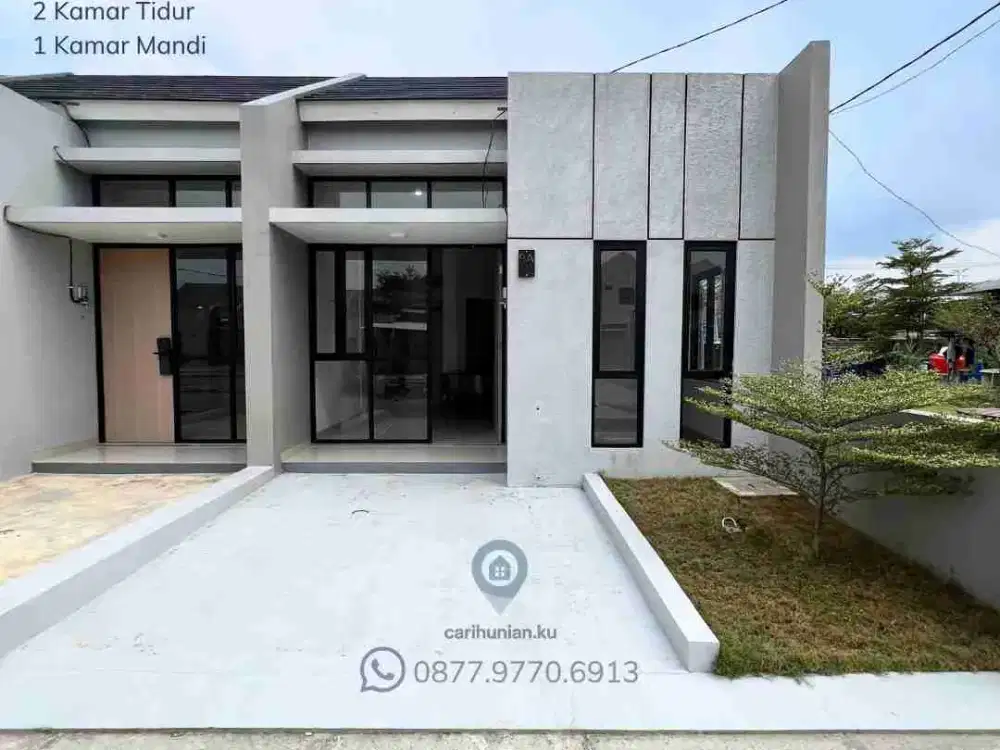 Rumah pusat kota karawang Tipe Nivriti 42/60 Dp 0% Full Bata merah cicilan 2 Jutaan