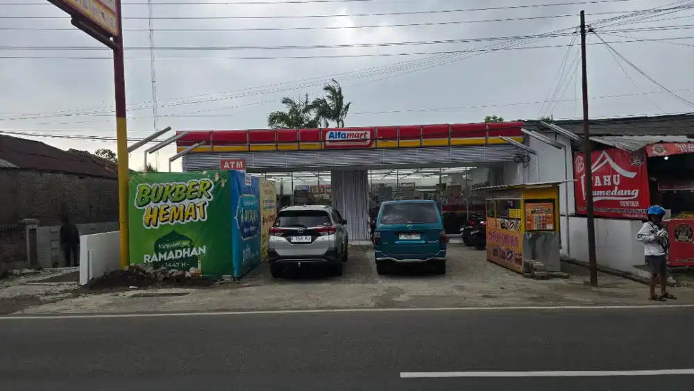 Dijual Lahan dan Bangunan Alfamart