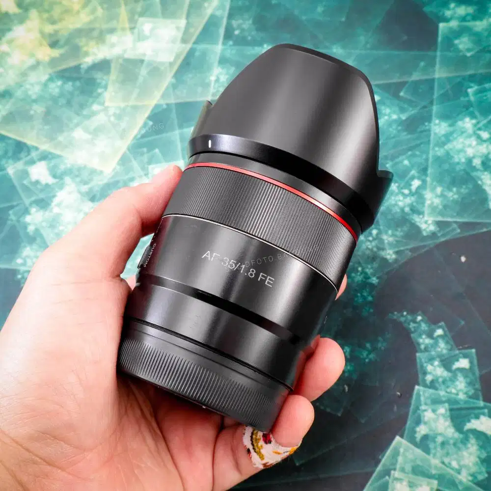 Samyang 35mm F1.8 FE for Sony. Used. Fullset. Samyang AF. autofocus