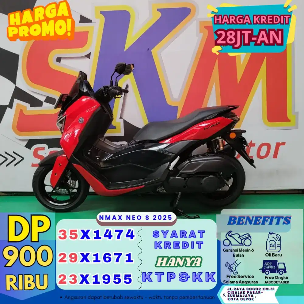 Promo mokas DP 900rb Yamaha NMAX NEO S th 2025