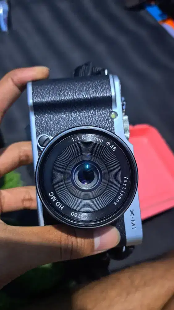 Jual Fujifilm X-M1 + 7Artisans 25mm F1.8 | Mirrorless + Lensa Manual
