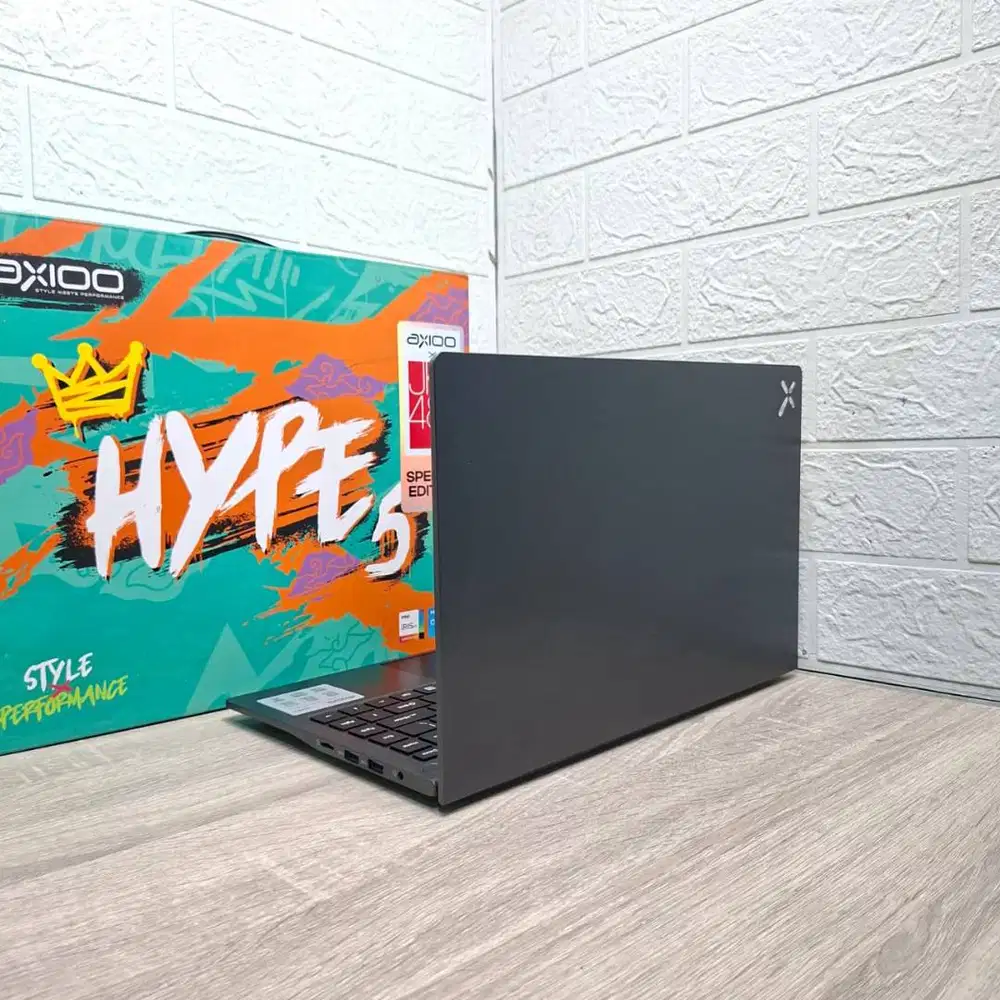 Laptop Axioo Hype 5 G12 i5 Gen12 RAM 16GB SSD NVMe 512GB 14 FHD Mulus