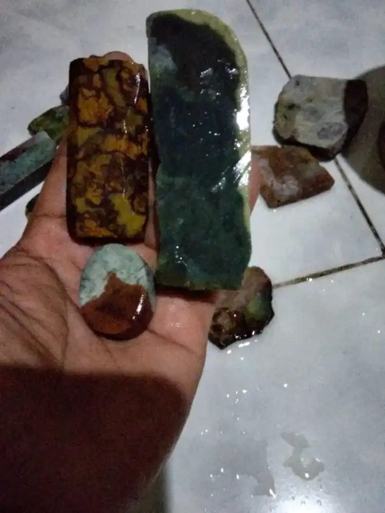 Batu  bahan ijo Garut dan pw