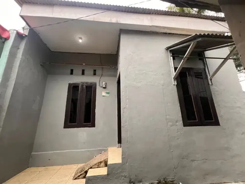 DIJUAL RUMAH PETAKAN SIAP HUNI 5 MENIT JALAN KAKI KE STASIUN CITAYAM STRATEGIS LT 30M2 TIDAK BANJIR NEGO