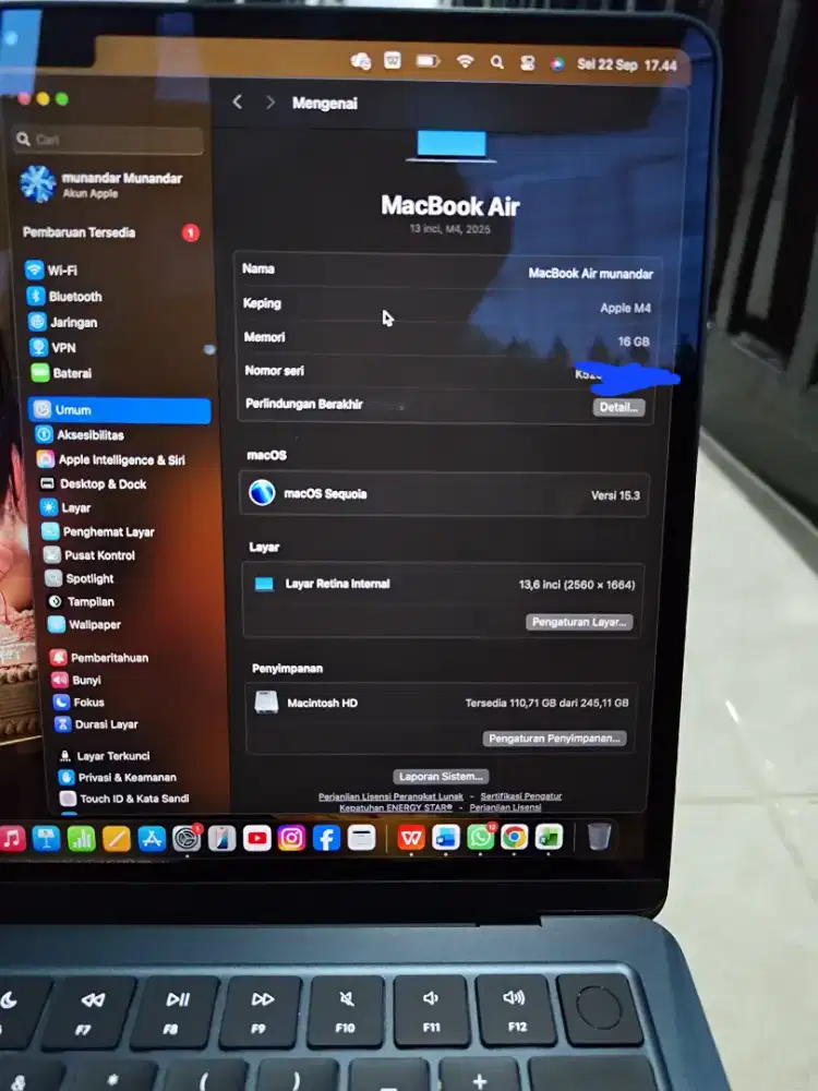macbook air M4 16/256