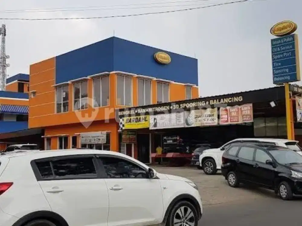 Dijual Bangunan Bengkel + Carwash Pondok Jagung Tim. - Tangerang Selatan