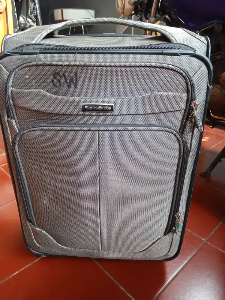 Samsonite Luggage  24inc, ORI, bahan Kanvas,  COD Pasar Rebo Dsk
