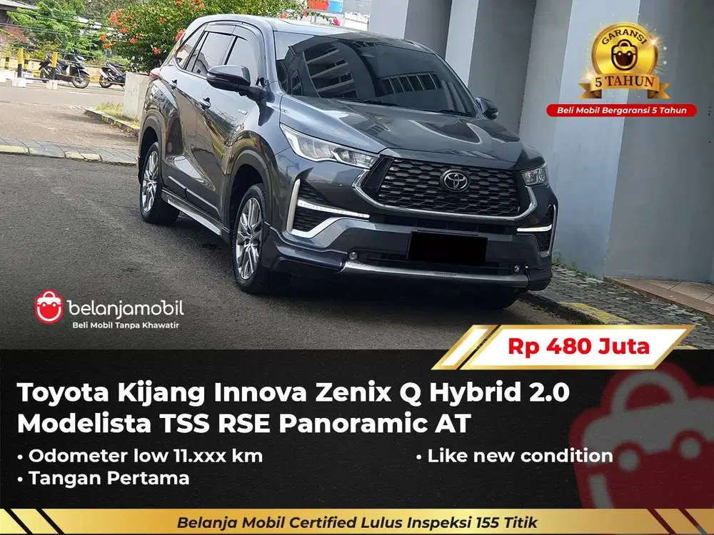 [GARANSI 5THN] Toyota Innova Zenix Q Hybrid Modelista 2023/2024/2025