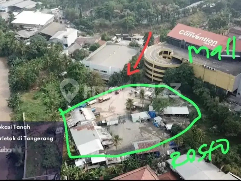 Dijual Tanah Strategis Kebon Nanas Cikokol Tangerang