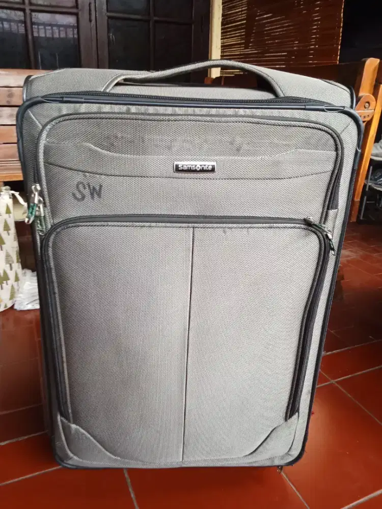 Samsonite Luggage  29inc, ORI, bahan Kanvas,  COD Pasar Rebo Dsk